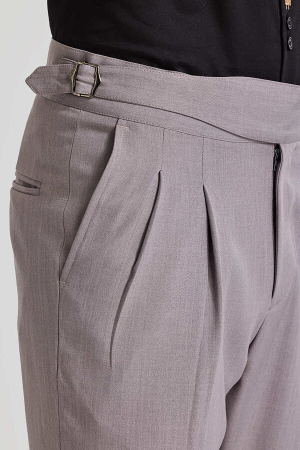 Light Grey Gurkha Trousers