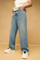 blue spruce men's baggy straight jeans