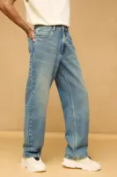 blue spruce men's baggy straight jeans