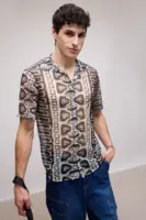 tribal men's mesh shirt