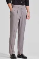 Light Grey Gurkha Trousers