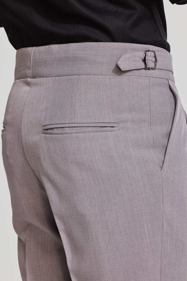 Light Grey Gurkha Trousers