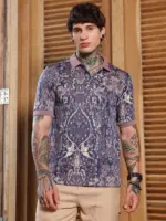 Indie Floral Jacquard-Knit Polo T-Shirt