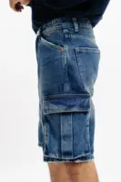 Indigo men's straight cargo shorts