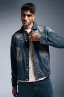 tidal depth men's denim trucker jacket