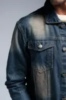 tidal depth men's denim trucker jacket