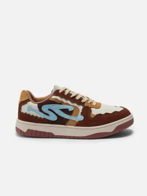 Mocha Brown Low Top Sneakers