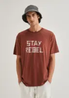Terracotta Printed Oversized T-shirts