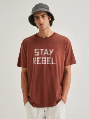 Terracotta Printed Oversized T-shirts